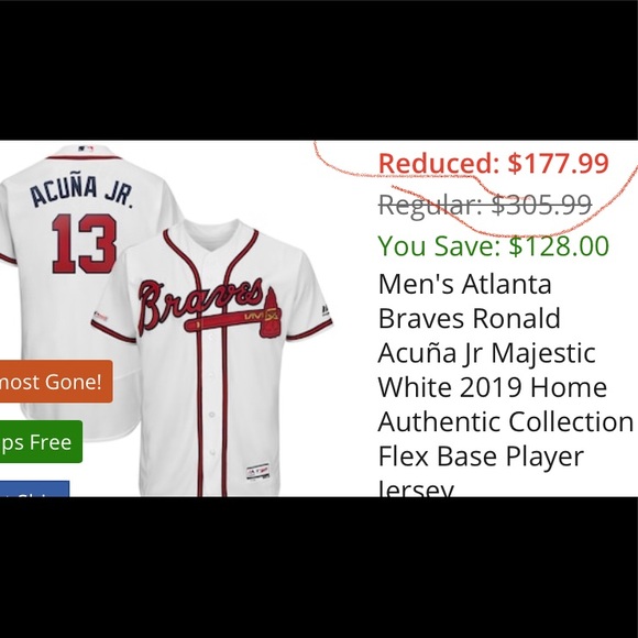 Nike MLB Braves #13 Ronald Acuna Jr. Jersey - Picture 9 of 9